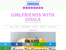 Tablet Screenshot of girlfriendswithgoals.com